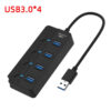 Sd85412ddb45d4db6b8091af2a126909cH.jpg USB3.0 HUB 4in1 7in1 USB Splitter .0 USB Adapter Multi-Port Independent Power Switch Extender 30CM Cable