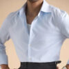 Sd94bd3d0cb064a0596547a0373e78e3cm.jpg Cotton Blend Men Business Shirt Long Sleeve Top Quality Hairstylist Shirt Men Office Tuxedo Blue Shirt Men Social Herren Hemd