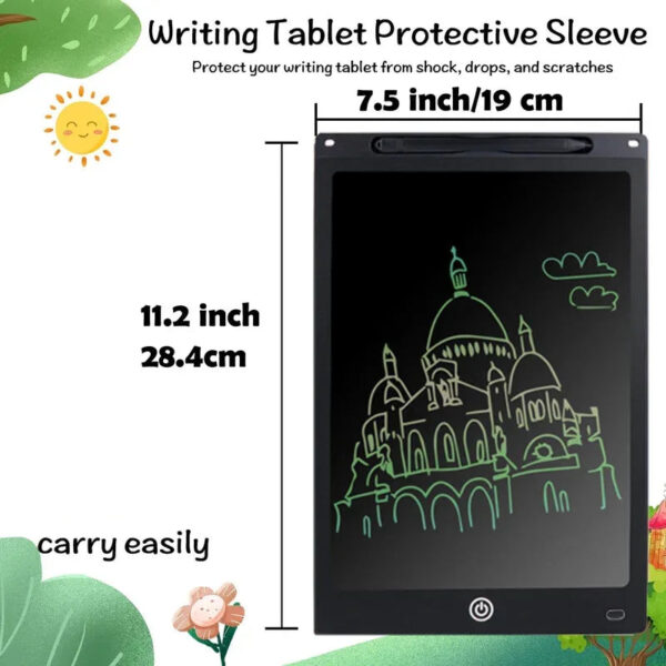 Sd9a4de635db341b393353bf568ebbba16.jpg 12 Inch Electronic Drawing Board (Brightness Increase By 20%), Writing Tablet, Colorful Screen Doodle Board