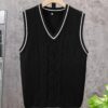 Sd9d7d366dbad44cc8e8597eb930c986d9.jpg ShiSho original men's striped versatile home casual basic comfortable autumn & winter warm V-neck knitted sweater vest