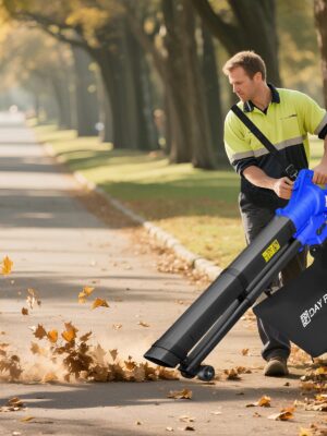 Sda38f3ce7b0a43999f1dd9e650454dfbF.jpg 3-in-1 Lightweight Leaf Blower, Garden Vacuum & Mulcher,for Easy Clearing of Leaves & Waste in Garden, Patio & Driveway