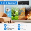 Sda3b472908b543b88f72cf6650643a73f.jpg 12000 BTU Wifi Enabled Mini Split Air Conditioner & Heater w/ Heat Pump