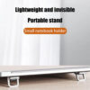 2pcs Set Mini Portable Laptop Stand Foldable Adjustable Riser for 10 to 18 inch Notebooks Macbook Computer Keyboard Holder