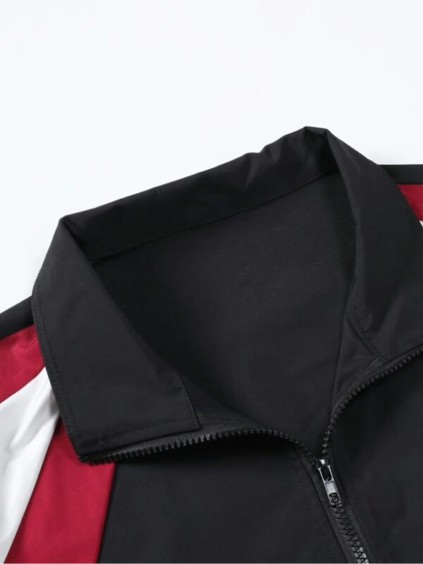 Sda63a184b60e4d33ae717616be1629bfk.jpg Men's color-blocked jacket, lightweight, casual, travel, windproof and wear-resistant, high-quality fabric, boyfriend gift