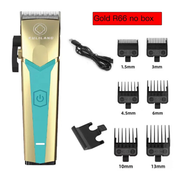 Madeshow Kulilang R55 R66 R77F Professional Men's Hair Clipper Trimmer Wireless Barber trimmer for men Oil Head Hair Salon