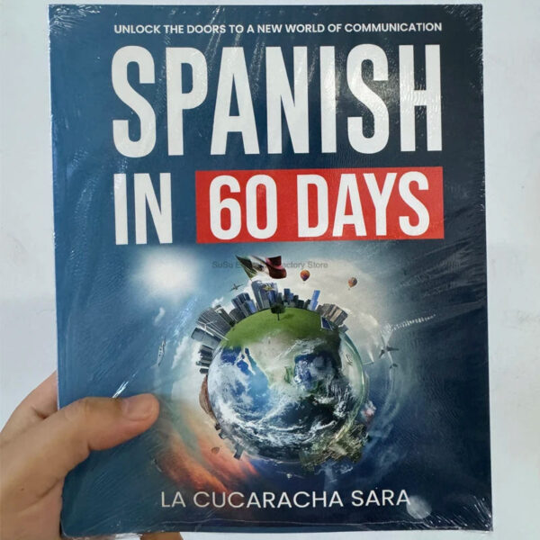 Sdc56f4916bdc4f00b4b80ae3e2bd4ab9H.jpg 112 Pages Spanish in 60 Days Speak Just Like The Locals with Common Slang Words and Phrases Conversation Starters Languages Book