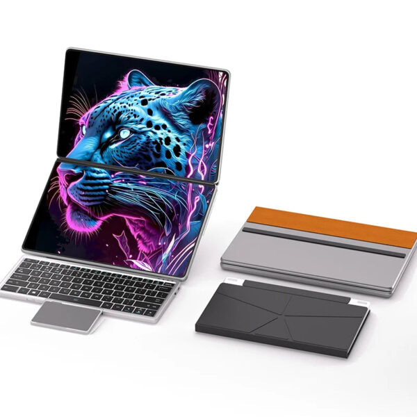 Sdcf9805dfc7f4c3b86ec3dffc01d3890B.jpg New Dual Screen Laptop Intel i3 1215U N100 Dual 10.95 Inch IPS Touch Screen Windows 11 Office Computer Tablet Notebook WiFi 6