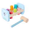 Sdd03b3bc5ba947169468167c8b55fd43W.jpg Wooden Colorful Pounding Toy Features assorted colorful pegs and a wooden hammer Kids have a blast hammering away
