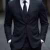 Sdd2a1e0b603448f2ab5a5ca68be1b0ccS.jpg Men's Three-Piece White Suit, Anti-Wrinkle, No-Iron, Anti-Stick Fur Business Formal Suit, Four-Season Workplace Work Clothing Dr