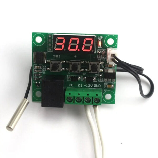 Sddc46ef688ac4f52b6381dc076977ef7n.jpg W1209 DC 12V Heat Cool Digital Thermostat Temperature Controller Miniature Thermostat Temperature Control Switch Panel