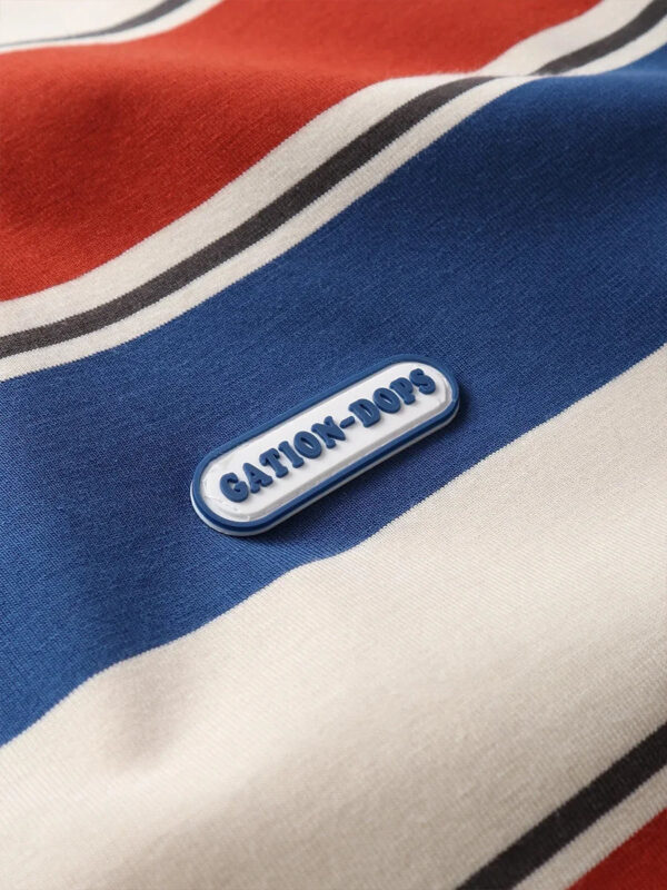Y2K Loose Contrast Color Short Sleeve Striped T-shirts Couples Men Summer Tops Clothes Clothing Streetwear Unisex Tees