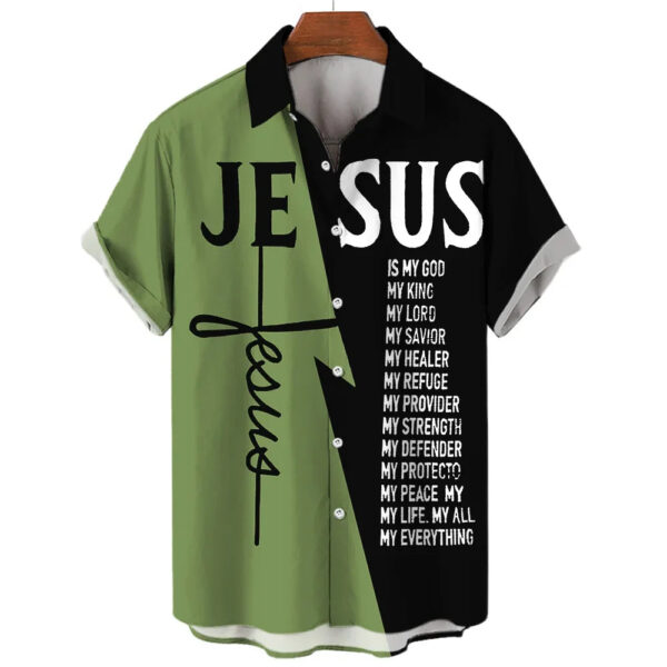 Sdf968ee2b940449b8a17adde2fc3cad8r.jpg Crusader Knight Printed Short Sleeve Shirt Fashionable And Handsome 3D Printed Men's Casual Large Size Shirt 2023