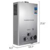 VEVOR 6-18L LPG Gas Hot Water Heater  Propane Tankless Instant Boiler With Shower Kit LPG Water Heater Home Appliance LPG Boiler