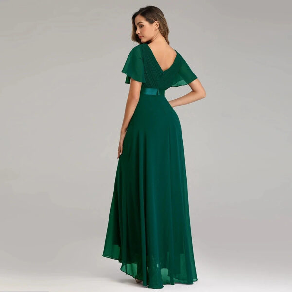Se073189d649f49129874acb363e288a4r.jpg Women's Long Dresses Elegant Green Tulle Evening Dress with Sequins Plus Size Formal Party Gown
