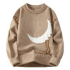 Se075bdf4533e4377aeaf661cabb334d56.jpg New Fashion Men Streetwear Sweaters Knitted Pullovers Man O-neck Loose Casual Sweaters Quality Male Pullovers Winter Clothing 4X