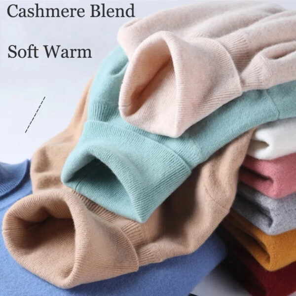 Se11f45e31c99422992680795abb73e8dc.jpg Soft Cashmere Sweater Men's Clothes Turtleneck Pullover Autumn Spring Korean Popular Casual Knit Reviews Wool High-quality