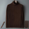 Se124a393853c4032a6c56afca87d3d40a.jpg 100% Male Mink Cashmere Sweater Solid Color Turtleneck Thick Autumn And Winter Loose Large Size Turtleneck Wool Bottoming Shirt
