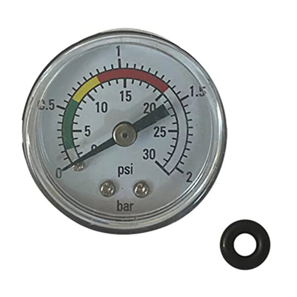1set Pressure Gauge With O-Ring For Intex 11224 14/16 Inch Sand Filter Pipelines Heating Air Conditioning Pressure Gauge