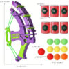 Se1881fcbf01c430e8373fd4bba41fbe9o.jpg Slingshot Target Sticky Ball Bow Target Montessori Educational Toy Arrow Set Throw Sport Outdoor Fidget Game