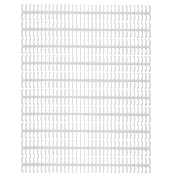 【New】10PCS 34 Hole Binding Spine Plastic Split Loose Leaf Rings Detachable Binding Loop 12mm Diameter Detachable Binding Loop
