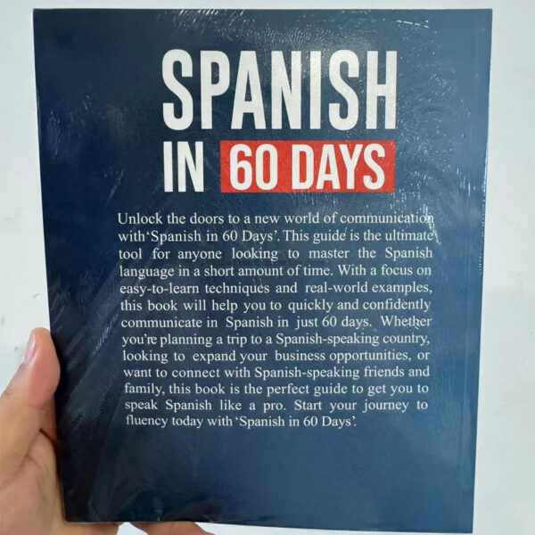 Se1f77c805f7b4ccea37a1b00dc8c7dacD.jpg 112 Pages Spanish in 60 Days Speak Just Like The Locals with Common Slang Words and Phrases Conversation Starters Languages Book