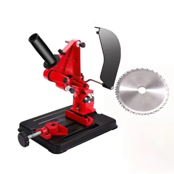 Angle Grinder Stand Support Bracket Holder for 100-125mm Cutter Cast Iron Base Power Tool Accessory - Adjustable Grinder Holder