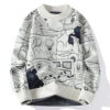 Se2d9395bd90c4eed8ed0bca4545f4d13t.jpg Autumn and Winter High School Students' Trendy Versatile Thick Bottom Sweater Knitted with Velvet Warm Fashion Men's Sweater