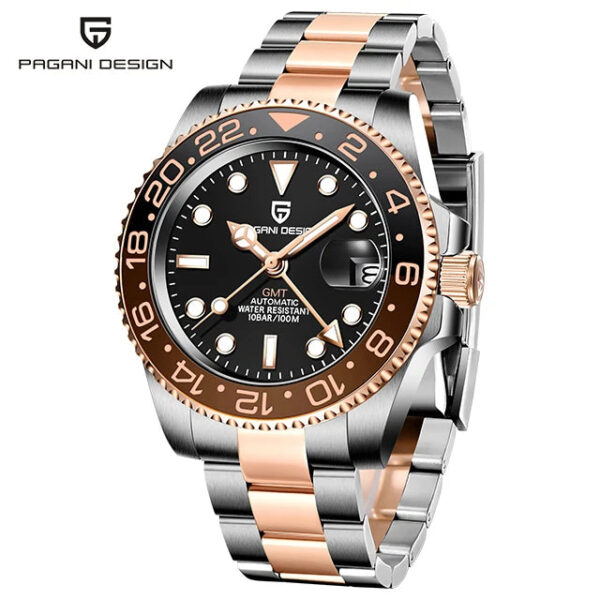 Se2db25b26007443187a5c9af45cee2a5h.jpg PAGANI DESIGN V3 Version GMT Watches Men's Luxury Sapphire Automatic Mechanical Watch 40MM Stainless Steel Waterproof Watch