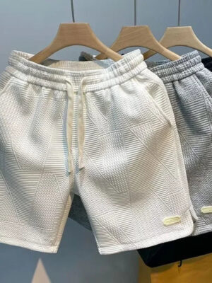 Se3130c6e1115482bb510ba448e7853654.jpg New Men's Long Print Shorts Retro Casual Beach Pants Summer American Fashion Brand High Street Sports Five-Point Medium Pants