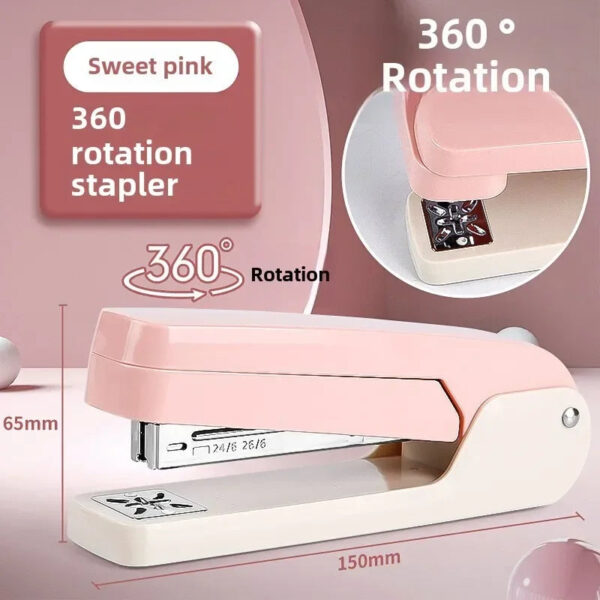 Se56592c5742c488b8bd36f4f6a376b47h.jpg Large Capacity 360 Degree Rotating Stapler for Students Home Office Use with Strong Clutch Large Staple Remover for Business
