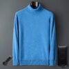 Se65994a44a4846b496d201f6d6e0710aF.jpg 100% Male Mink Cashmere Sweater Solid Color Turtleneck Thick Autumn And Winter Loose Large Size Turtleneck Wool Bottoming Shirt