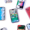 Se709fdbe8e5648558d7b8796084795093.jpg 5Pcs 1:12 Dollhouse Miniature Mobile Phone Fashionable and compact Simulation Smartphone Model Kids Pretend Play Accessories
