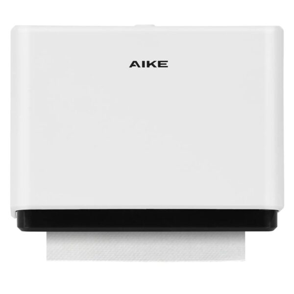 AIKE Professional Paper Towel Holder Wall Mount Punch Free Tissue Dispenser with Smart Lock Paper Box for Toilet Bedroom Kitchen