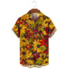 Se74a4ea89db14fe984064dc9f191eb6dh.jpg Men's Hawaiian Shirt, 3D Sunflower Print T-Shirt, Floral Single Row Button Lapel, Large 5XL, Casual Style, Beach To