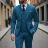 Classic Wedding Tuxedos Slim Fit Bridegroom For Men 3 Pieces Groomsmen Suit Male Formal Business Men Suits(Jacket+Vest+Pants)