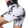 Se88a12fae8ac49c5ad3114c1b2600465E.jpg Multicolour Tie Dye Women’s Quick Drying Yoga Shorts Tight Fitting Sports Shorts for Women Peach Hip Compression Shorts Fitness