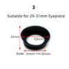 Se8d8bb910df3417382d1b2dc9e41747cu.jpg 2PCS 29-31mm 31-33mm Telescope Eyepiece Rubber Eye Shields Binoculars Eye Guards Microscope Eye Cup Protector 29-33mm