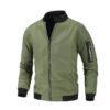 Men Solid Casual Windbreaker Bomber Jacket Coat Spring Autumn New Hot Men Windproof Outwear Slim Jacket Coats Male Plus Size 6XL