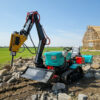 EPA Approved 35HP Mini Track Tractor Front Loader For Farm Garden Multi Attachment Digger Ripper Rotary Tiller Fast Ship