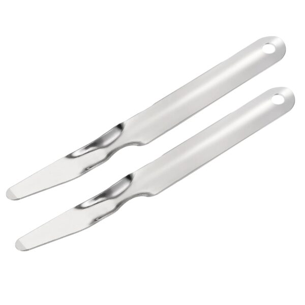 Seaa0c3d7e62e4d33b8d025f62ff7ee90C.jpg 1/2Pcs Multifunctional Portable Staple Remover Tools Flat Staplers Puller Outdoor Stainless Steel Silver Dismantling Tool