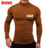 Seb3f707b432e4badab2e4967ad2de69dv.jpg New Fashion Base Tee Shirt Men Slim Fit Knit High Neck Pullover Turtleneck Sweater Tops Shirt