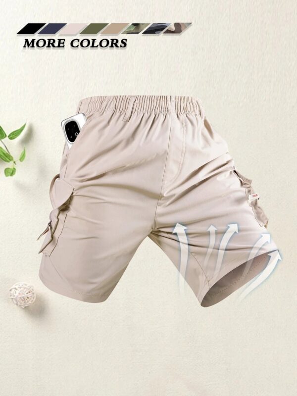 Seb5cb91c473746d598744e607e744feeU.jpg Men's Cargo Shorts Multi Pocket Casual Sports Summer Bermuda Shorts Loose Outdoor Travel Comfortable Durable Men Short Pants