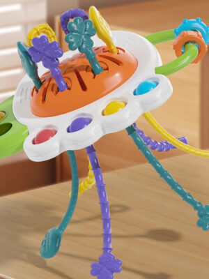 Seb86acd27db945f494bc1ea98925578fn.jpg Montessori Owl Pull String Sensory Development Baby Toy Early Learning Education Finger Grasp Training for 10 Months+