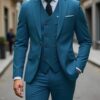 Classic Wedding Tuxedos Slim Fit Bridegroom For Men 3 Pieces Groomsmen Suit Male Formal Business Men Suits(Jacket+Vest+Pants)