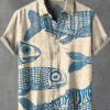 Sebb94ca94b6141f7b9603ee787cdfab1M.jpg 2025 elegant fish print men's new linen comfortable breathable fabric short sleeved shirt for fishing enthusiasts to wear
