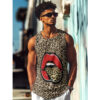 Sec21251030c34189a681c4eee976c568D.jpg 3D Printed Retro Ethnic Tank Tops For Men Leopard Red Lips Pattern Tees Summer Casual Loose Street Sports Round Neck Vest Top