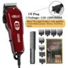 Sec42489c80754cac9fee50216bbff75b4.jpg WALUX Professional Men's Hair Clipper Classic Red 10W Powerful Corded Trimmer with Adjustable Taper Lever Hair Cutting Tool