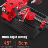 Angle Grinder Stand Support Bracket Holder for 100-125mm Cutter Cast Iron Base Power Tool Accessory - Adjustable Grinder Holder