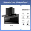 See0dd6472bec4c1cae3e2a0e3a70c6fas.jpg Household Range Hood for Kitchen Large Suction Range Hood Top Side Double Suction Exhaust Fan Small Kitchen Smoke Extractor