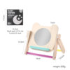 Seed4498cd182402b9faae98f4eee1caac.jpg Montessori Mirror Newborn Tummy Time High Contrast Visual Development Cards For Kid Busy Puzzle Board Educational Sensory Gift